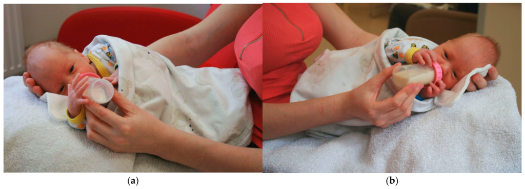 newborn bottle feeding positions